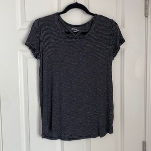 Black and White Stripped Top